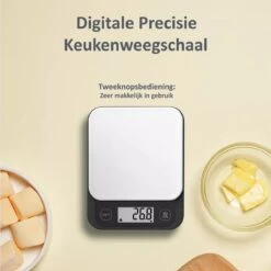Keukenweegschaal Digitaal - Precisie Keuken Weegschaal - Tot 5 KG -Merkloos Winkel 1200x1200 4837