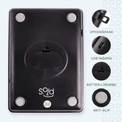 Keukenweegschaal - Digitaal - Weegschaal Keuken - Oplaadbaar - Incl. USB-kabel En Batterijen - Tarra Functie - Tot 10 Kg - Zwart -Merkloos Winkel 1200x1200 4844