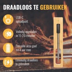 Draadloze Thermometer Met Bluetooth En App - Oven Thermometer - BBQ Thermometer - Keuken Thermometer 10 Draadloze Thermometer Met Bluetooth En App - Oven Thermometer - BBQ Thermometer - Keuken Thermometer -Merkloos Winkel 1200x1200 4872