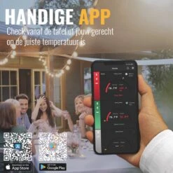Draadloze Thermometer Met Bluetooth En App - Oven Thermometer - BBQ Thermometer - Keuken Thermometer 11 Draadloze Thermometer Met Bluetooth En App - Oven Thermometer - BBQ Thermometer - Keuken Thermometer -Merkloos Winkel 1200x1200 4873