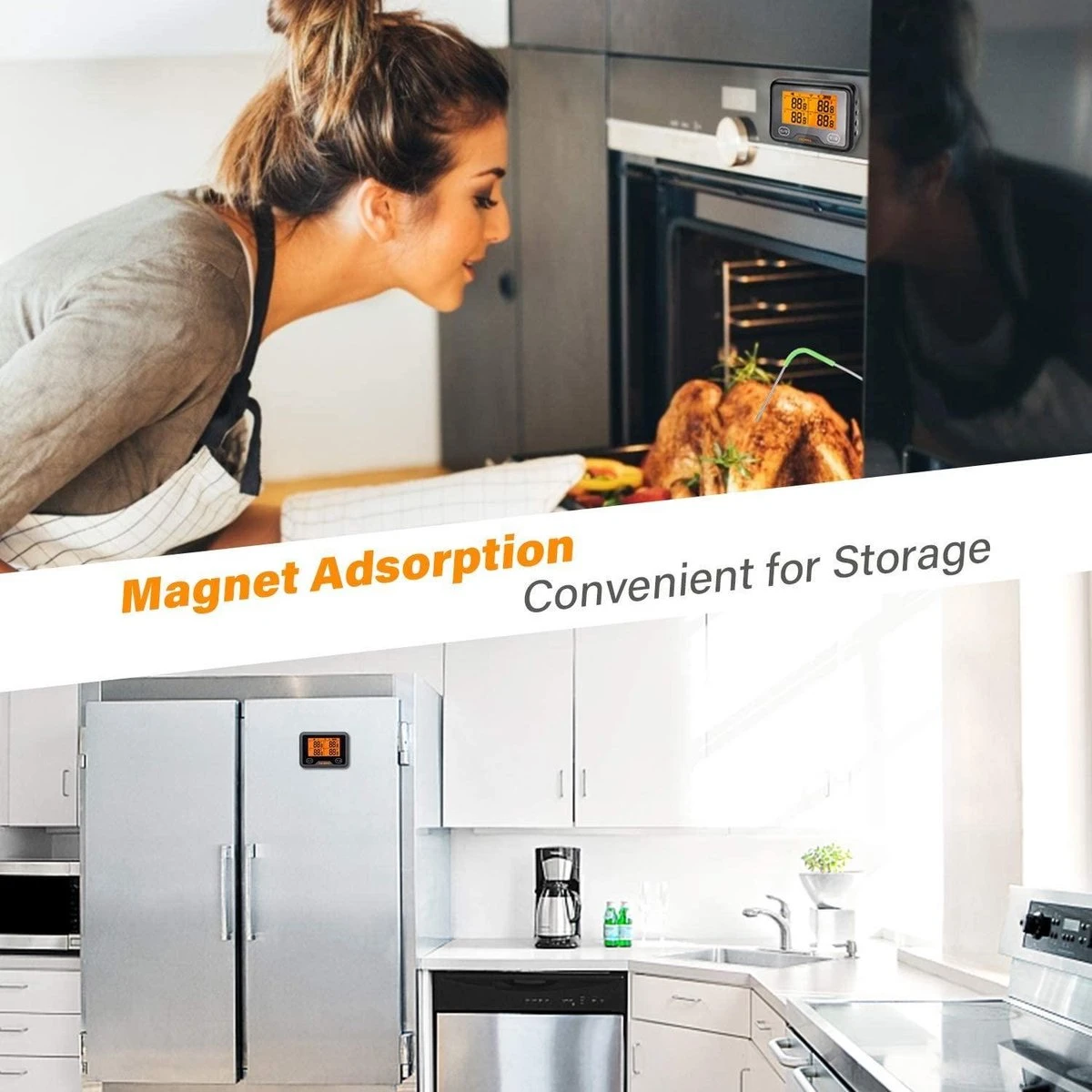 Inkbird IBBQ-4BW Vleesthermometer Wifi + Bluethooth + App 6 Inkbird IBBQ-4BW Vleesthermometer Wifi + Bluethooth + App - Afbeelding 6