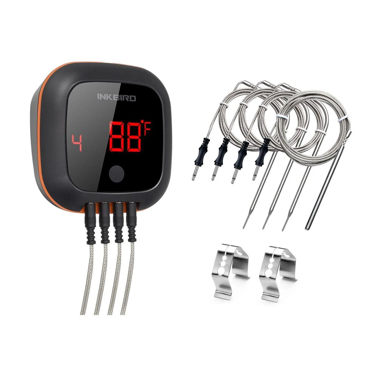Inkbird IBT-4XS Bluetooth Thermometer - Keukenthermometer - Oplaadbare Accu 4 Inkbird IBT-4XS Bluetooth Thermometer - Keukenthermometer - Oplaadbare Accu - Afbeelding 4