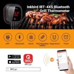 Inkbird IBT-4XS Bluetooth Thermometer - Keukenthermometer - Oplaadbare Accu 28 Inkbird IBT-4XS Bluetooth Thermometer - Keukenthermometer - Oplaadbare Accu -Merkloos Winkel 1200x1200 4896