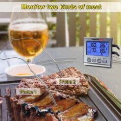ThermoPro Dubbele Vleesthermometer Digitaal - BBQ Thermometer - Incl. Batterij -Merkloos Winkel 1200x1200 4916