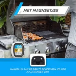 Mancor Digitale Vleesthermometer - Keukenthermometer - BBQ Thermometer - Oventhermometer -Merkloos Winkel 1200x1200 4925