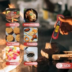 DOWO® - Digitale Thermometer – Oventhermometer – Suikerthermometer Digitaal – Kernthermometer – Keukenthermometer – Voedselthermometer – Thermometer Ook Geschikt Als Voor Vlees, BBQ, Oven 10 DOWO® - Digitale Thermometer – Oventhermometer – Suikerthermometer Digitaal – Kernthermometer – Keukenthermometer – Voedselthermometer – Thermometer Ook Geschikt Als Voor Vlees, BBQ, Oven -Merkloos Winkel 1200x1200 4936