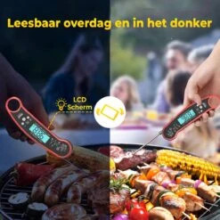 MostEssential Premium Vleesthermometer - BBQ Thermometer - Kernthermometer - Suikerthermometer - Voedselthermometer - Thermometer Koken - Keuken Thermometer - Digitaal – Draadloos - Waterdicht 19 MostEssential Premium Vleesthermometer - BBQ Thermometer - Kernthermometer - Suikerthermometer - Voedselthermometer - Thermometer Koken - Keuken Thermometer - Digitaal – Draadloos - Waterdicht -Merkloos Winkel 1200x1200 4959