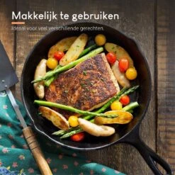 Ocina Gietijzeren Pan – ø30,5cm - Skillet - Koekenpan – Hapjespan – Koekenpan Inductie – Koekenpannenset - Gietijzeren Pan Bbq - Gietijzer -Merkloos Winkel 1200x1200 496