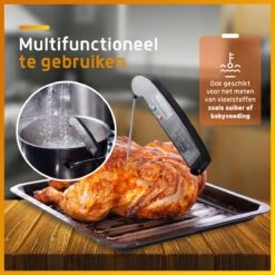 Movi BASIC ® - Vleesthermometer – BBQ Thermometer- Inclusief E-Book – Kernthermometer – Kamado - Barbecue – Suikerthermometer – Digitaal – Keukenthermometer – Kerntemperatuurmeter -Merkloos Winkel 1200x1200 5013