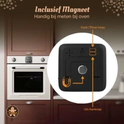 Digitale Thermometer – Oventhermometer – Suikerthermometer Digitaal – Kernthermometer – Keukenthermometer – Voedselthermometer – Thermometer Ook Geschikt Als Voor Vlees, BBQ, Oven -Merkloos Winkel 1200x1200 5040