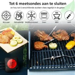 Claire BF-5 BBQ Thermometer - Vleesthermometer - Oventhermometer - Draadloos Met App - Incl. Batterijen En 6 Meetsondes 12 Claire BF-5 BBQ Thermometer - Vleesthermometer - Oventhermometer - Draadloos Met App - Incl. Batterijen En 6 Meetsondes -Merkloos Winkel 1200x1200 5059