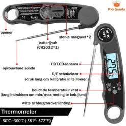 Merkloos PK Goods BBQ Thermometer- BBQ Accesoires -Draadloze Thermometer- Kernthermometer - Waterdicht- Vleesthermometer -Merkloos Winkel 1200x1200 5069