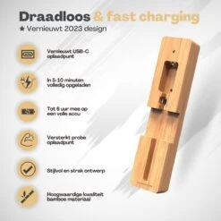 Vulpes Kitchen® Vleesthermometer Pro - Draadloos - Bluetooth & App - 2 In 1 Oventhermometer - RVS & Fast Charger - 30 Meter -Merkloos Winkel 1200x1200 5083