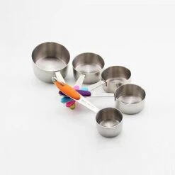 10-Delige Maatbeker & Maatlepel Set - Meetlepels Maatcups - Measuring Cups Spoons - Maatschepjes & Bekers - Grammen & ML Afwegen - Kleuren -Merkloos Winkel 1200x1200 5107