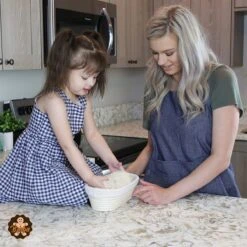 Broba Rijsmand Broodbakvorm – Incl. RVS Deegmes En Deegsnijder – Banneton Met Deegkrabber - Brood Bakset -Merkloos Winkel 1200x1200 5146