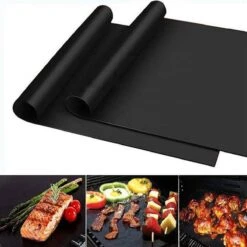 Merkloos Bakmat 5 Stuks - Ovenmat - Anti Kleef Mat - Herbruikbaar - Afwasbaar - Oven - Non Stick Quality - BBQ - Barbecue Grill Mat - Barbecue Grid - BBQ Accesoires