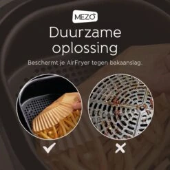 MEZO Airfryer Bakpapier 100 Stuks - 20cm - Heteluchtfriteuse Wegwerpbakjes - Geschikt Voor AirFryer Wegwerpbakjes - Bakpapier - Wegwerp Bakjes (100 Stuks) - Wegwerppapier 100 Stuks - Bakjes - Bakpapier Rond -Merkloos Winkel 1200x1200 5170