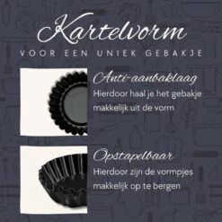 Keufens Tartelettevormen | Ø10 Cm | Set Van 6 Stuks | Ovenbestendig | Magnetronbestendig | Quichevormpjes | Mini Quichevormpjes 11 Keufens Tartelettevormen | Ø10 Cm | Set Van 6 Stuks | Ovenbestendig | Magnetronbestendig | Quichevormpjes | Mini Quichevormpjes -Merkloos Winkel 1200x1200 5196