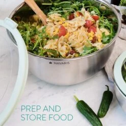 Navaris Roestvrijstalen Mengkom - Set Van 3 Kommen Met Deksel - Antislip Keukenschalen - Mintgroen 13 Navaris Roestvrijstalen Mengkom - Set Van 3 Kommen Met Deksel - Antislip Keukenschalen - Mintgroen -Merkloos Winkel 1200x1200 5216