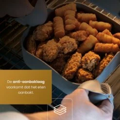 Airfryer Bakpapier - Airfryer Siliconen Bakje - Alleen Geschikt Voor XXL Ø 20,5 CM - Siliconen Airfryer Mand - Kitchen Royal® -Merkloos Winkel 1200x1200 5244