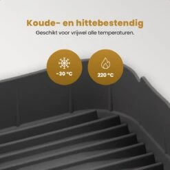 Airfryer Bakpapier - Airfryer Siliconen Bakje - Alleen Geschikt Voor XXL Ø 20,5 CM - Siliconen Airfryer Mand - Kitchen Royal® -Merkloos Winkel 1200x1200 5248