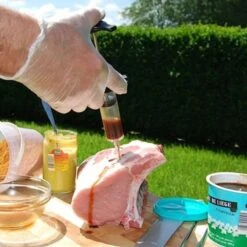 Marinade Injectiespuit - ZWART - Marinade Injector - Garneerspuit Injectiespuit Voor Vlees En BBQ - Met RVS Naald - 30ML -Merkloos Winkel 1200x1200 5258