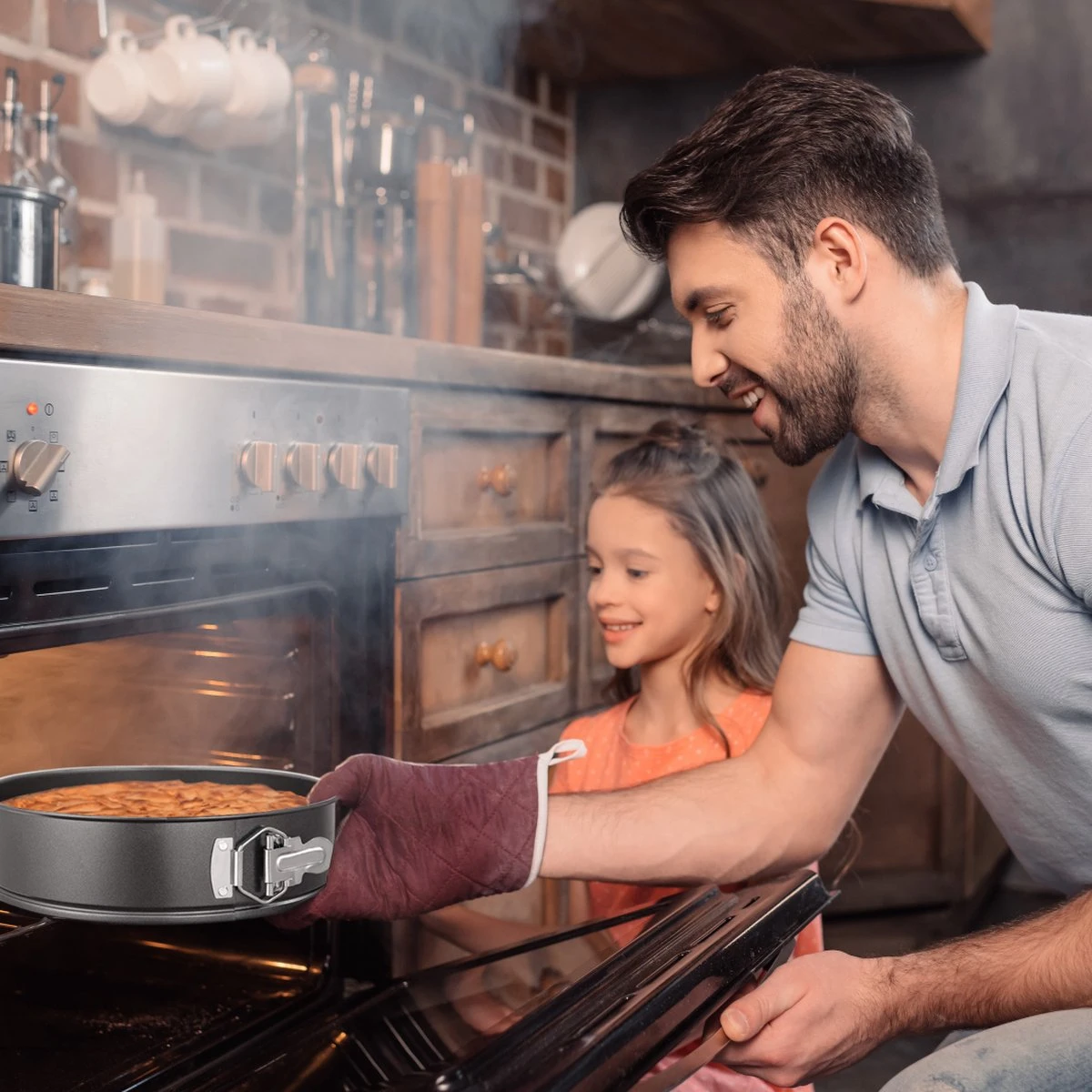 Chefix 6-delige Bakvorm Set - Springvorm - Cakevorm - Bakvormen - Taartvorm 2 Chefix 6-delige Bakvorm Set - Springvorm - Cakevorm - Bakvormen - Taartvorm - Afbeelding 2