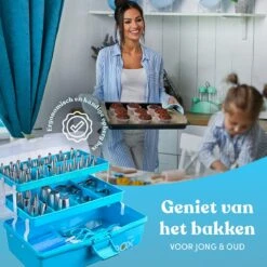 Merkloos Taart Decoratie Bakset - 236 Delig - Spuitzak Met Spuitmondjes - Taartplateau - Taartvorm - Taarttopper -Merkloos Winkel 1200x1200 5310