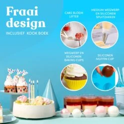 Merkloos Taart Decoratie Bakset - 236 Delig - Spuitzak Met Spuitmondjes - Taartplateau - Taartvorm - Taarttopper -Merkloos Winkel 1200x1200 5311