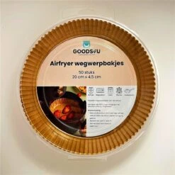Goods4u - Airfryer Wegwerpbakjes - Airfryer Bakpapier - 20 Tot 23cm - 50 Stuks - Bakpapier - Bakspullen - Airfryer Accesoires - Airfryer Bakjes - Bakpapier Airfryer XXL - Bakpapier Airfryer - Airfryer Wegwerp Bakjes - Wegwerpbakjes -Merkloos Winkel 1200x1200 5336