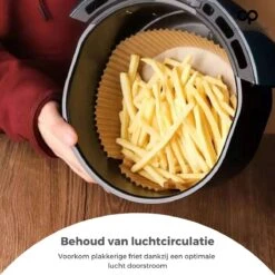 Optiq Products® Airfryer Bakpapier 20cm - 50 Stuks - Wegwerp Bakjes Voor Airfryer XL En XXL Heteluchtfriteuse Wegwerpbakjes - Airfryer Bakvorm - Airfryer Accesoires - Bakpapier - Rond -Merkloos Winkel 1200x1200 5347