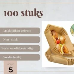 Airfryer Bakpapier - Wegwerpbakjes - 20 Tot 22cm - Airfryer Accessoires - 100 Stuks 23 Airfryer Bakpapier - Wegwerpbakjes - 20 Tot 22cm - Airfryer Accessoires - 100 Stuks -Merkloos Winkel 1200x1200 5428