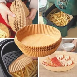 AirFryer Bakpapier - 50 Stuks - 16cm - Gratis Recepten E-book - Zetamo -Merkloos Winkel 1200x1200 5468