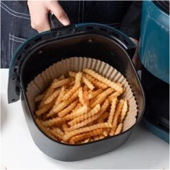 AirFryer Bakpapier - 100 Stuks - 16cm - Gratis Recepten E-book - Zetamo