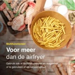Vivid Green Airfryer Bakpapier - 100 Stuks - Wegwerpbakjes - Geschikt Voor Airfryer XL En XXL - 20 CM -Merkloos Winkel 1200x1200 5491