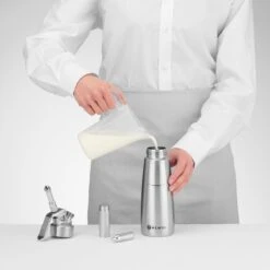 Hendi Profi Line Slagroomapparaat H588024, 1L RVS -Merkloos Winkel 1200x1200 5664