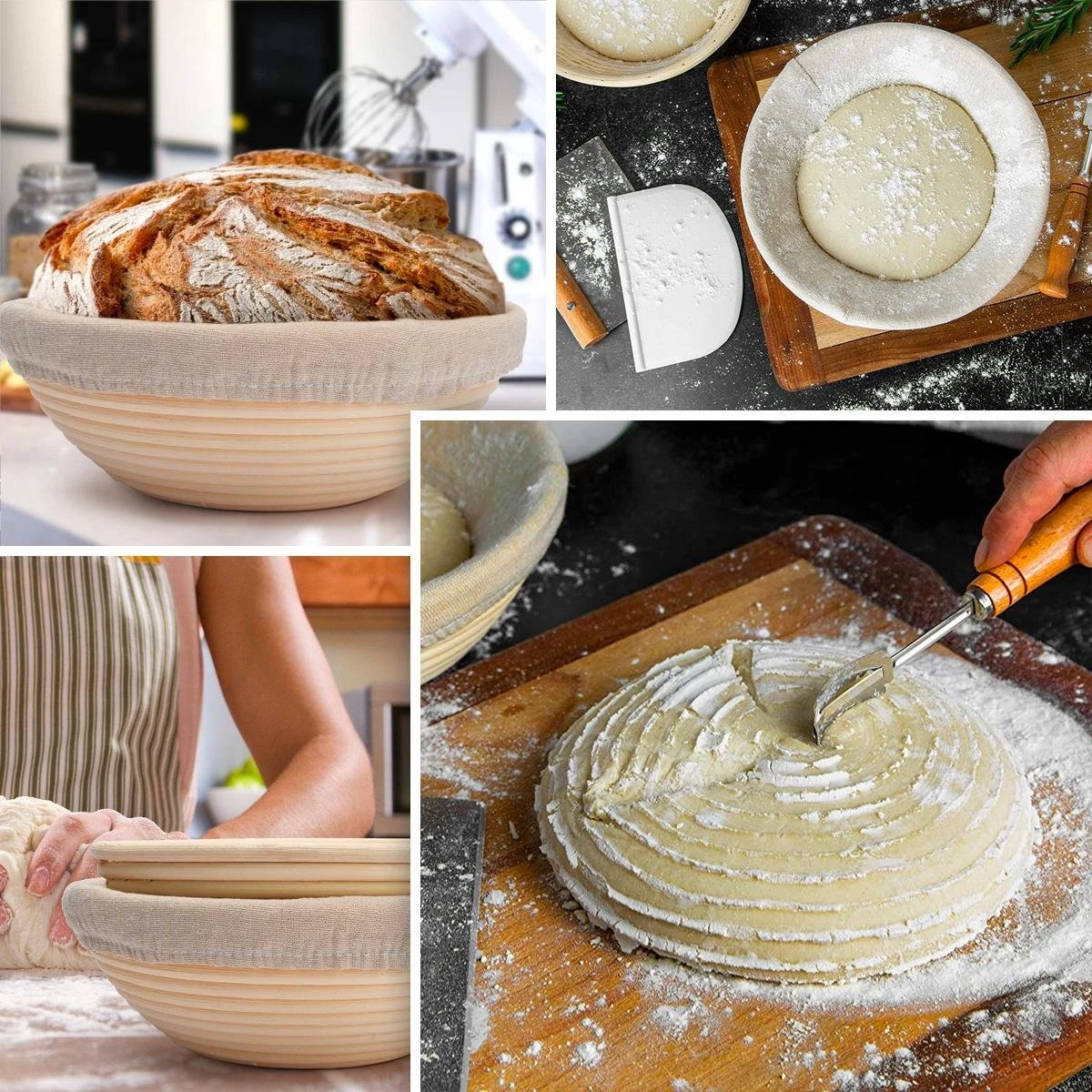 Merkloos Rijsmandje - Inc. Gratis Deegkleed + Mesje - Ø 23 Cm - Rijsmand - Banneton - Rijsmandje Rond - Kerstcadeau - Voor Mannen - Voor Vrouwen - Kerst Cadeau Voor Man - Vrouw - Cadeau Voor Man - Vrouw - Sinterklaas Cadeautjes - Mannen - Vrouwen 4 Merkloos Rijsmandje - Inc. Gratis Deegkleed + Mesje - Ø 23 Cm - Rijsmand - Banneton - Rijsmandje Rond - Kerstcadeau - Voor Mannen - Voor Vrouwen - Kerst Cadeau Voor Man - Vrouw - Cadeau Voor Man - Vrouw - Sinterklaas Cadeautjes - Mannen - Vrouwen - Afbeelding 4