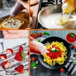 Merkloos Innovaland Doseerfles 23cl - Knijpfles - Voor Beslag, Sauzen, Dressing - Beslagspuit - Garneerfles - Beslagfles - Doseerfles Poffertjes -Merkloos Winkel 1200x1200 5670