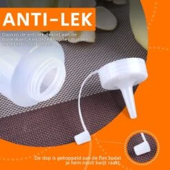 Merkloos Innovaland Doseerfles 23cl - Knijpfles - Voor Beslag, Sauzen, Dressing - Beslagspuit - Garneerfles - Beslagfles - Doseerfles Poffertjes -Merkloos Winkel 1200x1200 5672