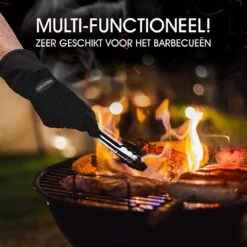 Sense Of Taste Ovenwanten - 2 Stuks - Ovenhandschoenen - Hittebestendig - 230°C - Siliconen - Zwart - Koken - Extra Lang -Merkloos Winkel 1200x1200 57