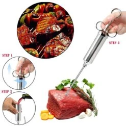 Perow Luxe Marinade Injectie Spuit - BBQ Injector - RVS Marinade Spuit - Metalen Injectiespuit - 60 ML - Inclusief 3 Naalden -Merkloos Winkel 1200x1200 5725
