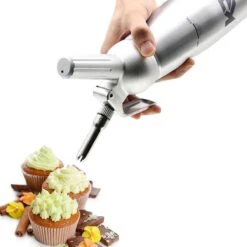 Robuuste Kwaliteit Slagroomspuit 0,5L (stalen Mondstuk) - Keizer RVS - Slagroomspuit Aluminium - Crèmespuit - Garneerspuit - Slagroomapparaat -Merkloos Winkel 1200x1200 5735