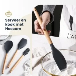 Hescom Siliconen Pannenlikker Met Anti-aanbaklaag - Keukengerei Met Ergonomisch Design - Hittebestendig - Vaatwasservriendelijk 14 Hescom Siliconen Pannenlikker Met Anti-aanbaklaag - Keukengerei Met Ergonomisch Design - Hittebestendig - Vaatwasservriendelijk -Merkloos Winkel 1200x1200 5783