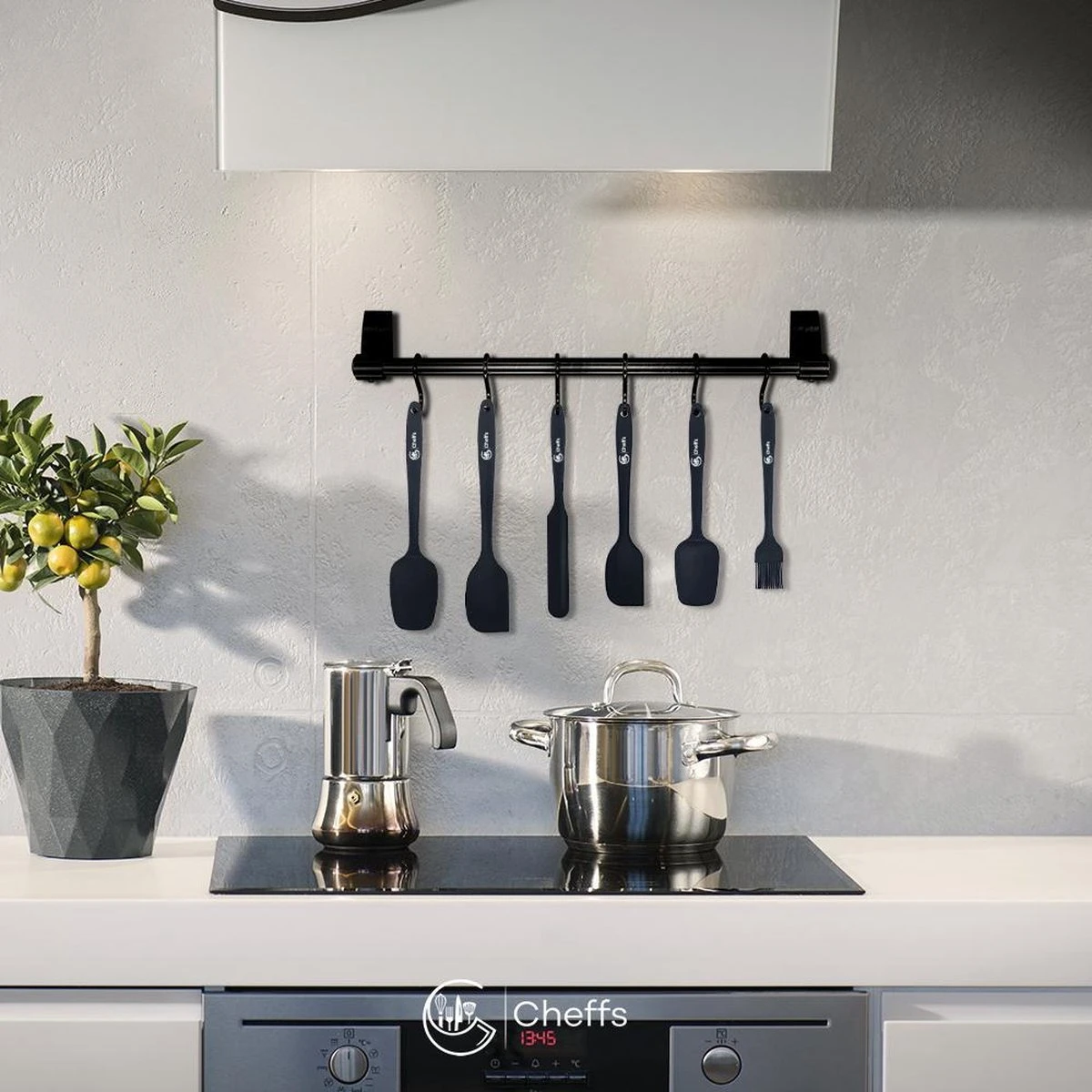 Cheffs® 6-delige Spatelset – Pannenlikker – Vaatwasserbestendig – Pottenlikker – Hittebestendig 6 Cheffs® 6-delige Spatelset – Pannenlikker – Vaatwasserbestendig – Pottenlikker – Hittebestendig - Afbeelding 6