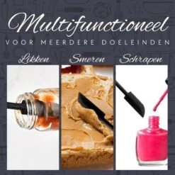 Keufens Flessenlikker | Set Van 4 | Vaatwasserbestendig | Zwart | Siliconen | Pannenlikker | Pottenlikker | Flessenschraper | Flessentrekker 11 Keufens Flessenlikker | Set Van 4 | Vaatwasserbestendig | Zwart | Siliconen | Pannenlikker | Pottenlikker | Flessenschraper | Flessentrekker -Merkloos Winkel 1200x1200 5792