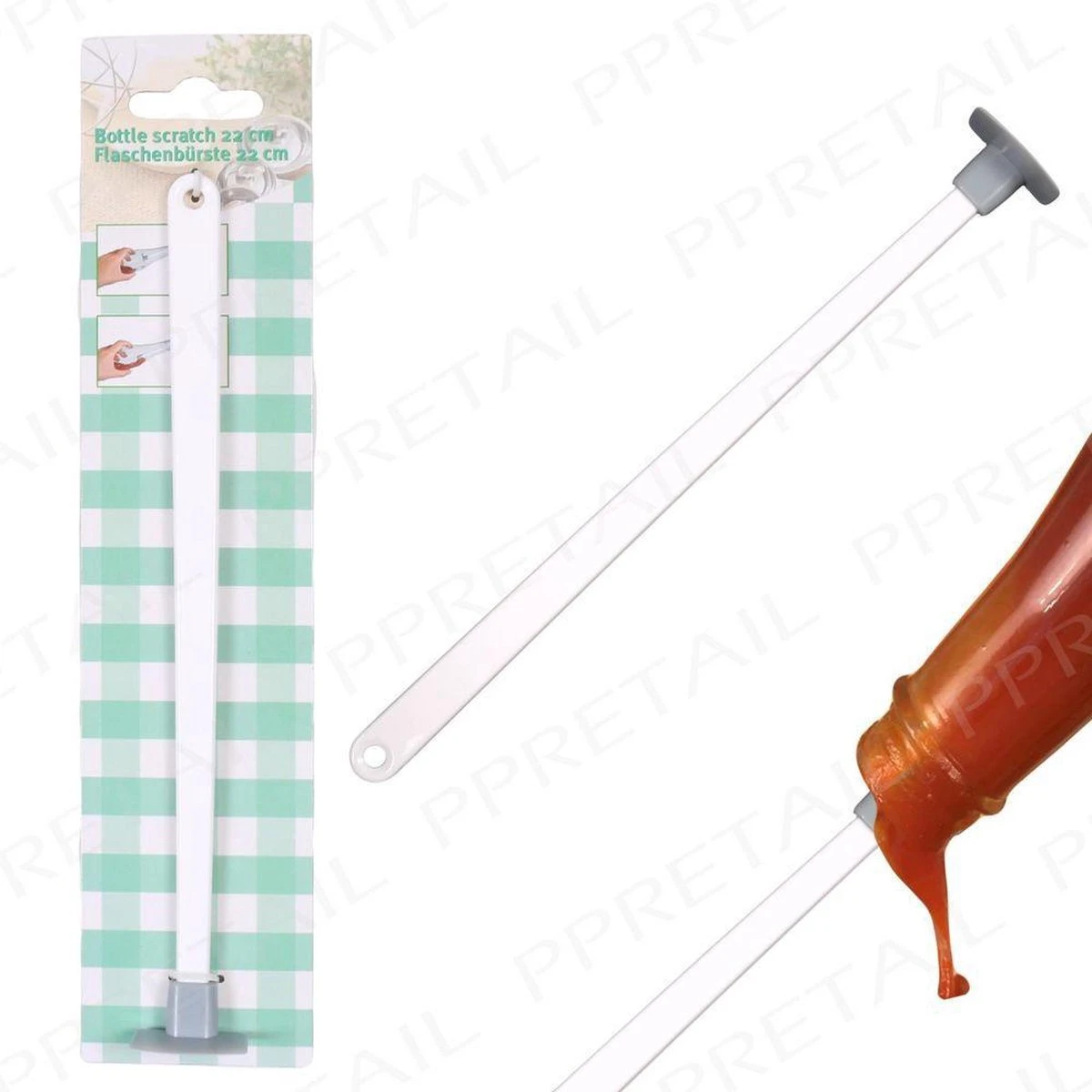 Merkloos Flessenlikker 22 Cm 2 Merkloos Flessenlikker 22 Cm - Afbeelding 2