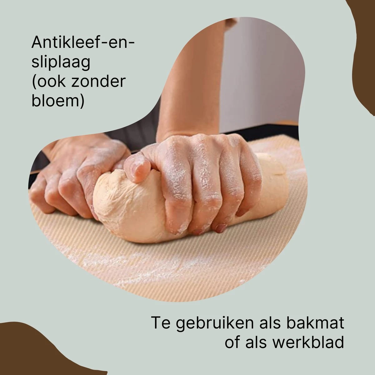 Merkloos Bakmat Siliconen - 40x30 - Hittebestendig + Ovenbestendig - Ovenmat - Anti Kleef Laag - Herbruikbaar - Rechthoekig 4 Merkloos Bakmat Siliconen - 40x30 - Hittebestendig + Ovenbestendig - Ovenmat - Anti Kleef Laag - Herbruikbaar - Rechthoekig - Afbeelding 4