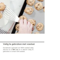 Siliconen Bakmat Ovenmat Deegmat | 2-pack 40x30 | Anti Kleef Bakpapier -Merkloos Winkel 1200x1200 5921