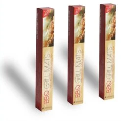 Coninx Bakmat - Teflon Ovenmat - Grill Mat - BBQ Mat - Herbruikbaar En Niet-klevend - 3 Stuks - Vaatwasserbestendig - Zwart -Merkloos Winkel 1200x1200 5924