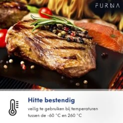 Bakmat & BBQ Accesoires Ovenmat Barbecue Anti-Kleef - 3 Stuks Deegmat Mat - Incl. Bakkwast - FURNA® -Merkloos Winkel 1200x1200 5941